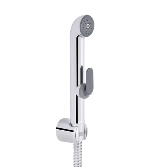 Гигиенический душ Qtap Inspai-Varius округлый QTSETCRMA021 Chrome/Grey (Set)