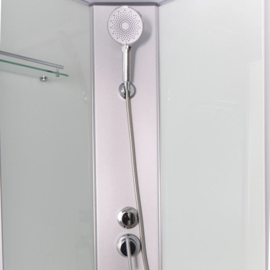 Душевой бокс Lidz Kubis SB90x90.SAT.LOW.FR, стекло Frost 4 мм
