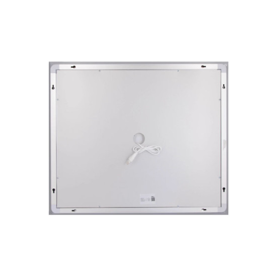 Зеркало Lidz Kubis (KU1) 600х700 с LED-подсветкой Touch, с антизапотеванием, с диммером, рег. яркости LDKU60070049285
