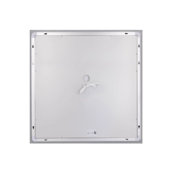 Зеркало Lidz Kubis (KU1) 700х700 с LED-подсветкой Touch, с антизапотеванием, с диммером, рег. яркости LDKU70070049287