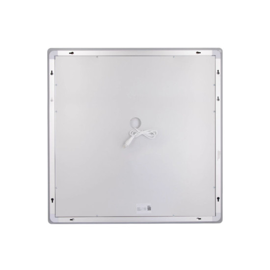 Зеркало Lidz Kubis (KU2) 700х700 с LED-подсветкой Touch, с антизапотеванием, с диммером, рег. яркости LDKU70070049288