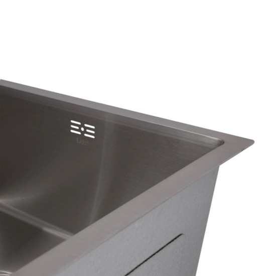 Кухонна мийка під стільницю Lidz Handmade H4843 Brushed Steel 3,0/1,0 мм LDH4843BRU49441