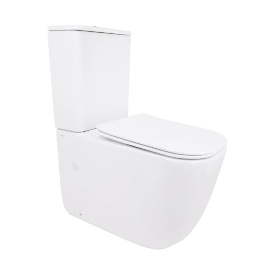 Унитаз-компакт Qtap Aquarius Ultra Quiet 620×355×790 мм с сиденьем Soft-close, White QTAQAW27W49262