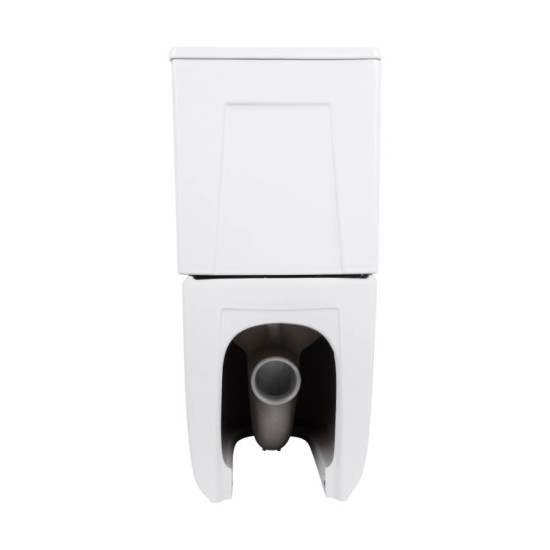 Унитаз-компакт Qtap Leo Ultra Quiet 620×355×790 мм с сиденьем Soft-close, White QTLEO27W49261