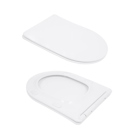 Унитаз-компакт Qtap Leo Ultra Quiet 620×355×790 мм с сиденьем Soft-close, White QTLEO27W49261