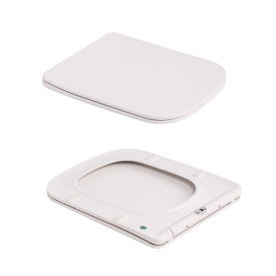 Унитаз подвесной Qtap Tern Ultra Quiet 490×365×325 мм, Marble, с сиденьем Slim Duroplast / Soft-close / Quick Release QT17332303ASMR