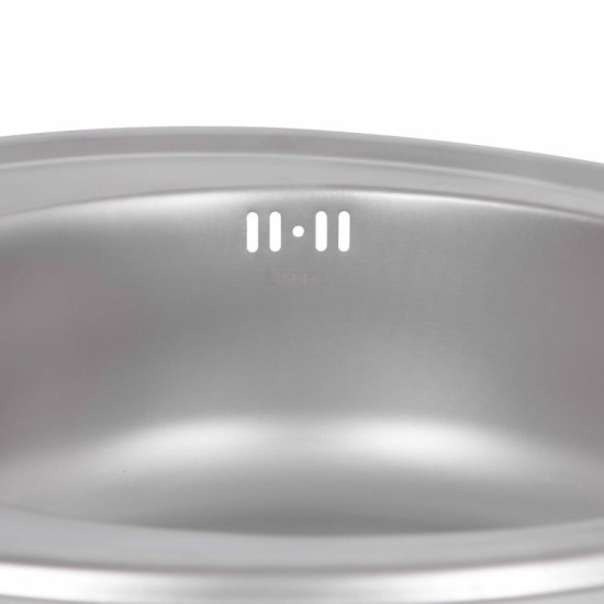 Кухонная мойка Brinex 490-A 0,6 мм Satin (BRIN490SAT06)