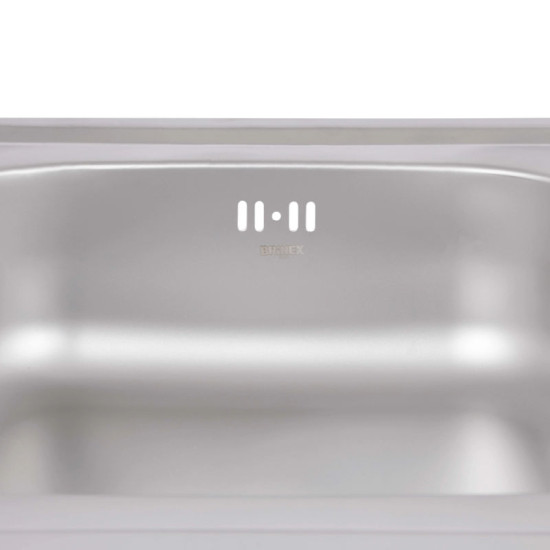 Кухонна мийка Brinex 5080-L 0,6 мм Satin (BRIN5080LSAT06)