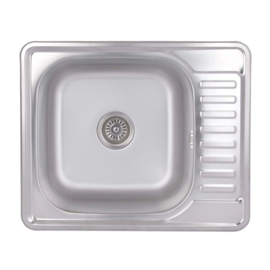 Кухонная мойка Brinex 5848 0,8 мм Satin (BRIN5848SAT08)