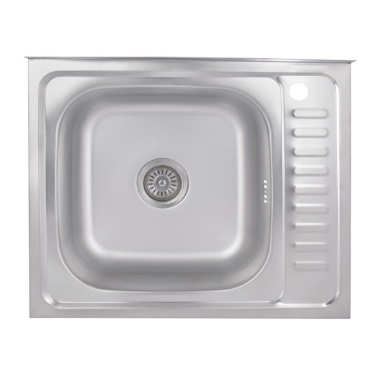 Кухонная мойка Brinex 6050-L 0,6 мм Satin (BRIN6050LSAT06)