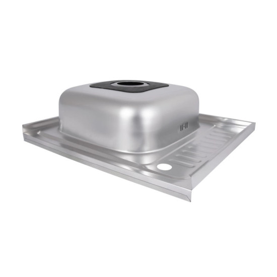 Кухонная мойка Brinex 6050-L 0,6 мм Satin (BRIN6050LSAT06)