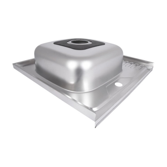 Кухонная мойка Brinex 6060-L 0,6 мм Satin (BRIN6060LSAT06)
