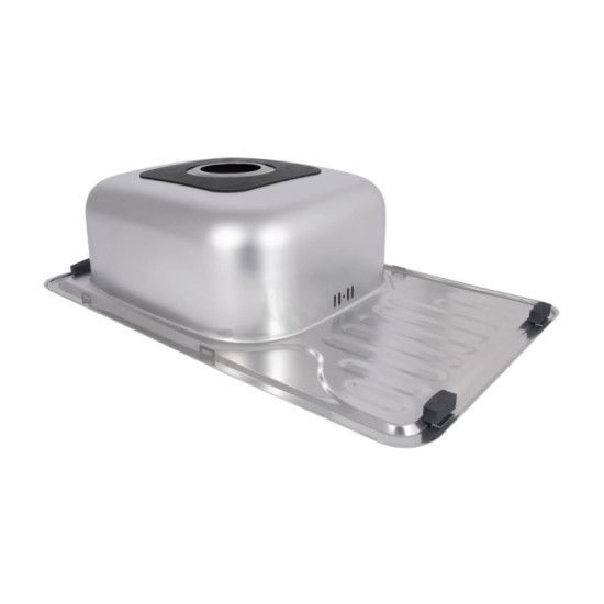 Кухонная мойка Brinex 6642 0,8 мм Satin (BRIN6642SAT08)