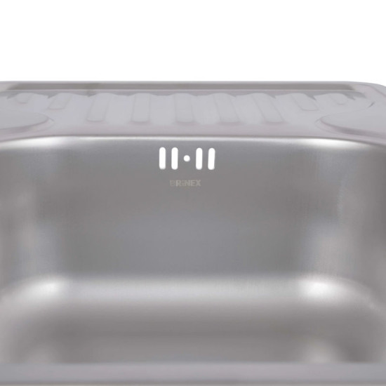 Кухонная мойка Brinex 6642 0,8 мм Satin (BRIN6642SAT08)