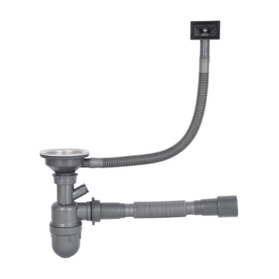 Кухонная мойка Brinex 6642 0,8 мм Satin (BRIN6642SAT08)