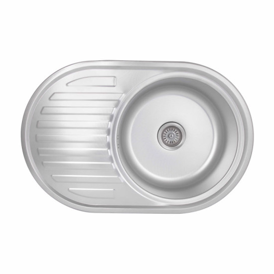 Кухонная мойка Brinex 7750 0,8 мм Micro Decor (BRIN7750MDEC08)
