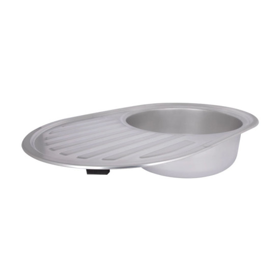 Кухонная мойка Brinex 7750 0,8 мм Satin (BRIN7750SAT08)