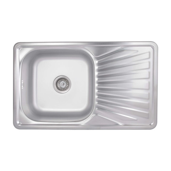 Кухонная мойка Brinex 7848 0,8 мм Satin (BRIN7848SAT08)