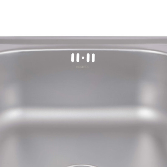 Кухонная мойка Brinex 7848 0,8 мм Satin (BRIN7848SAT08)