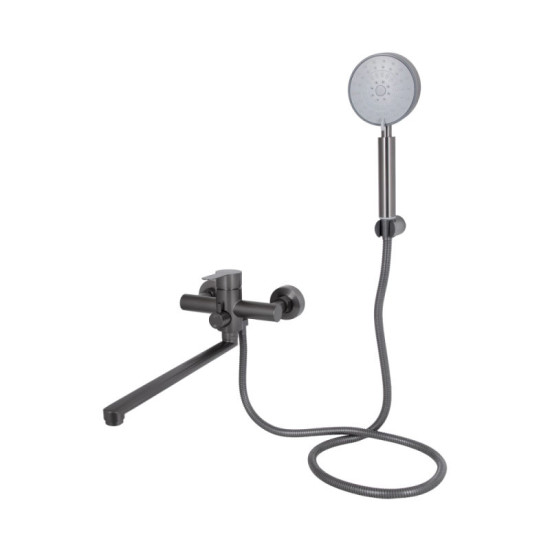 Смеситель для ванны Brinex Pure 005 Graphite BRIPUR005GRP
