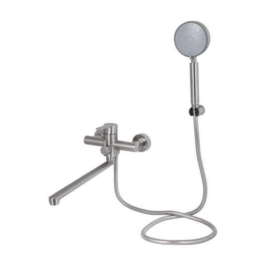 Смеситель для ванны Brinex Pure 005 Nickel BRIPUR005NKL