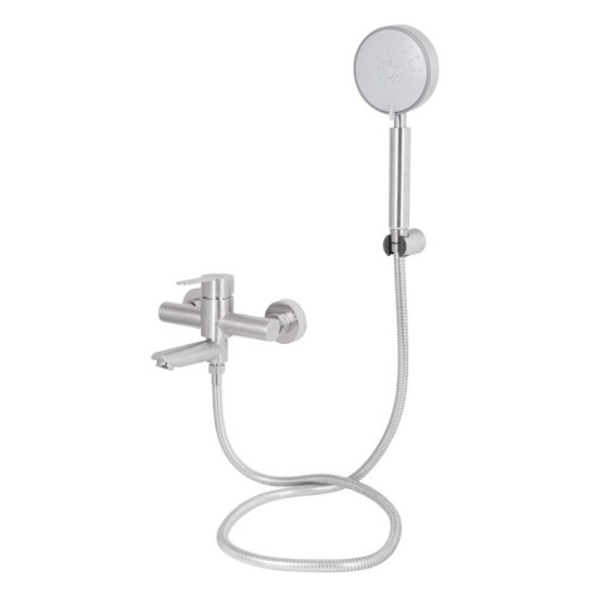 Змішувач для ванни Brinex Pure 006 Nickel BRIPUR006NKL