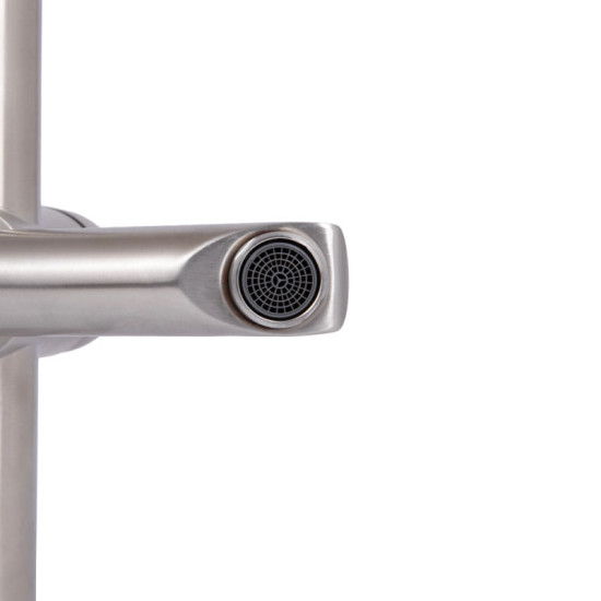 Змішувач для ванни Brinex Pure 006 Nickel BRIPUR006NKL