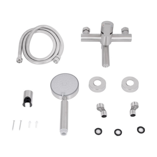 Змішувач для ванни Brinex Pure 006 Nickel BRIPUR006NKL