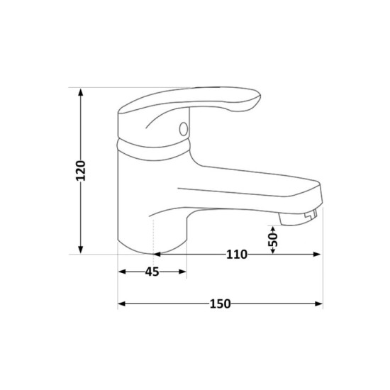 Смеситель для раковины Brinex 36W 001