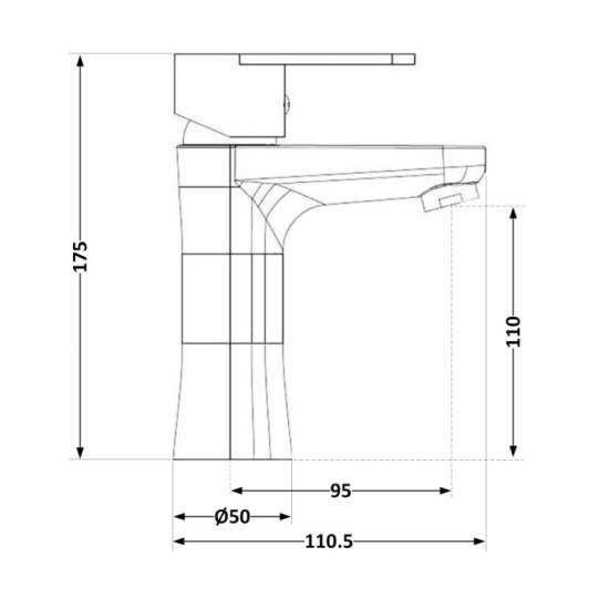 Смеситель для раковины Brinex 37W 001