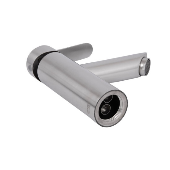 Змішувач для раковини Brinex Pure 001F Nickel BRIPUR001FNKL