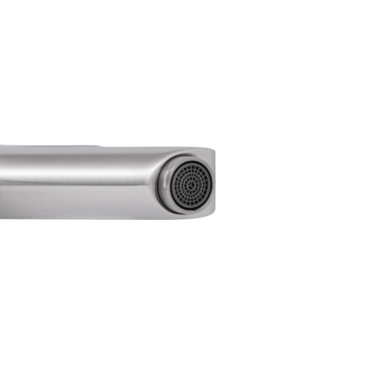 Змішувач для раковини Brinex Pure 001F Nickel BRIPUR001FNKL