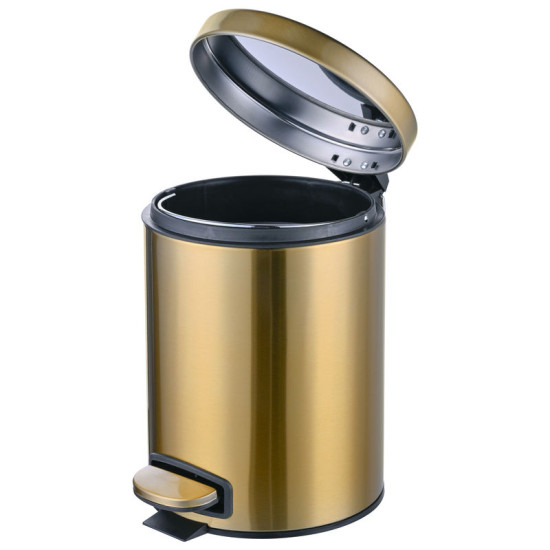 Відро для сміття Mixxus Ellipse-TC0205 Brushed Gold 5л (матове золото) (MI8400)