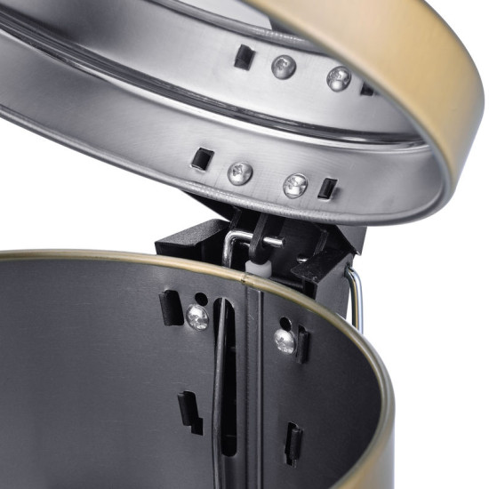 Відро для сміття Mixxus Ellipse-TC0205 Brushed Gold 5л (матове золото) (MI8400)