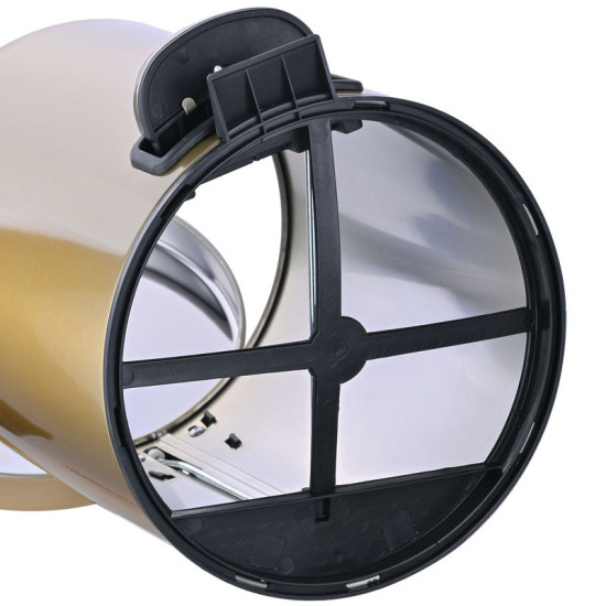 Відро для сміття Mixxus Ellipse-TC0205 Brushed Gold 5л (матове золото) (MI8400)