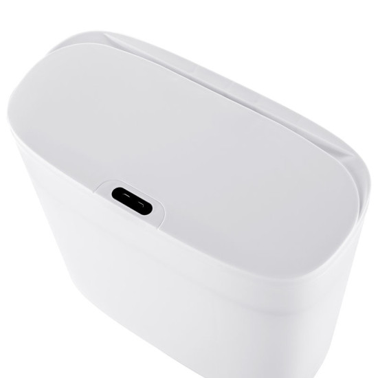 Відро для сміття сенсорне Mixxus Wave-TC0414 White 14 л (білий) (MI8405)