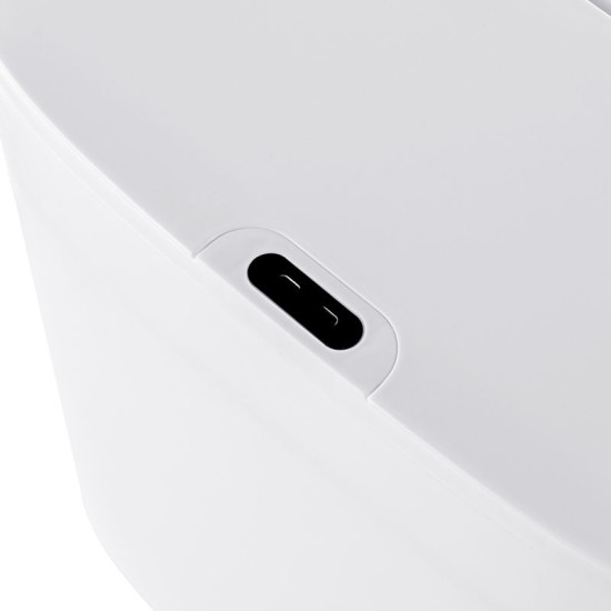 Відро для сміття сенсорне Mixxus Wave-TC0414 White 14 л (білий) (MI8405)