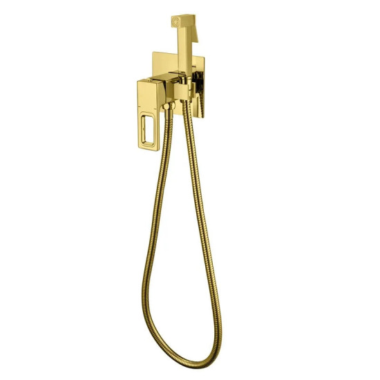 Гигиенический душ со смесителем Koer KB-23009-12 (матового золота) (KR5984)
