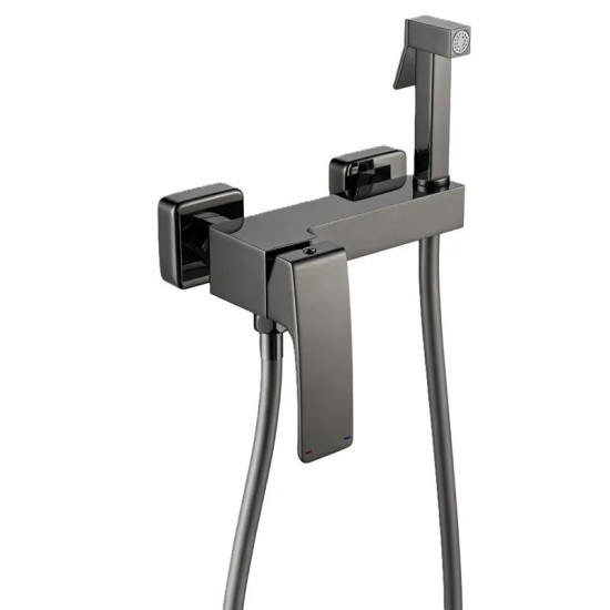 Гигиенический душ со смесителем Koer KB-24037-07 (графит) (KR6006)