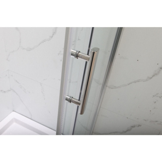 Душевая кабина Mixxus HARD SCT01-120x80x198-TR Chrome NEW прозрачное стекло 5мм (MI8428)