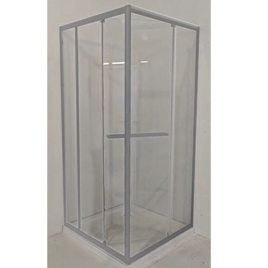 Душевая кабина Mixxus Style SCT01-90x90x200-TR Chrome прозрачное стекло 6мм (MI8433)