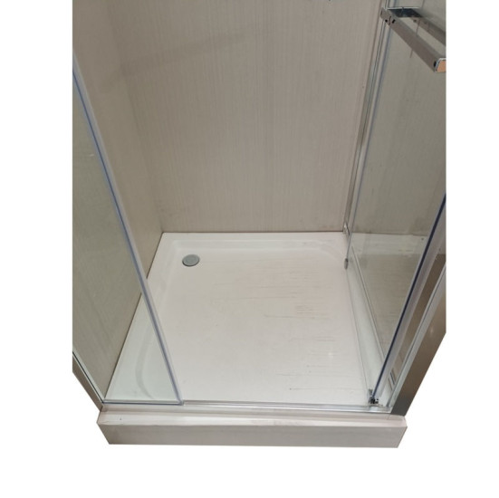 Душевая кабина Mixxus Style SCT01-90x90x200-TR Chrome прозрачное стекло 6мм (MI8433)