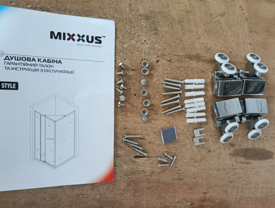 Душевая кабина Mixxus Style SCT01-90x90x200-TR Chrome прозрачное стекло 6мм (MI8433)