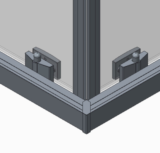 Душевая кабина без поддона Koer SR SC10-90x90x195-TR-01 прозрачное стекло Easy Clean 6мм, хром (KR5942)
