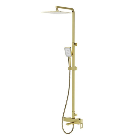 Душевая система Koer KB-56009-12 (матовое золото) (KR5989)