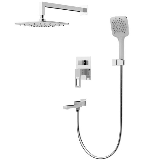 Душевая система скрытого монтажа Koer KB-66009-01 (хром) (KR6019)