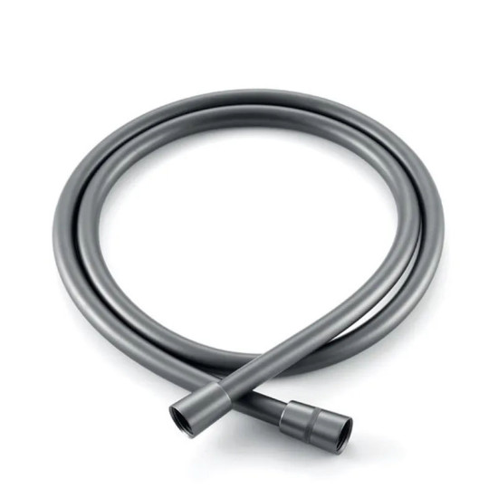 Душевой шланг Koer KB-0804-150-07 (силиконовый 150 см) (графитовый) (KR4811)