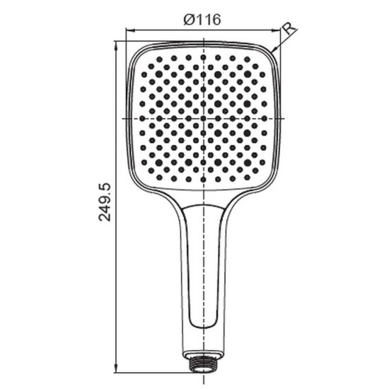 Лейка для ручного душа Koer KP-0402-05 (KR4985)