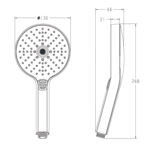 Лейка для ручного душа Koer KP-0411-01 (KR5415)
