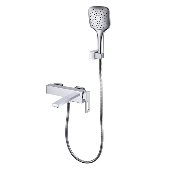 Смеситель для ванны Koer KB-41009-04 (хром+белый) (KR5985)